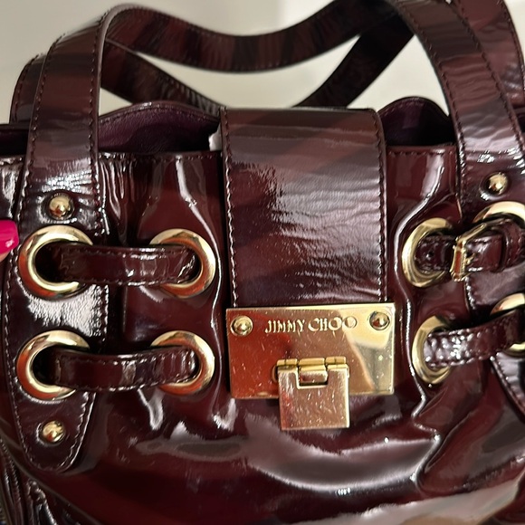 🔥Jimmy Choo Patent Leather Handbag🔥 - Picture 9 of 15
